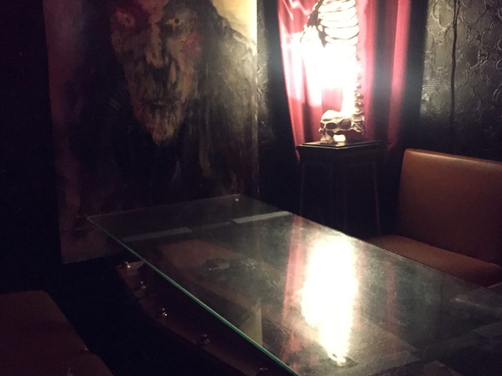 Coffin as a table